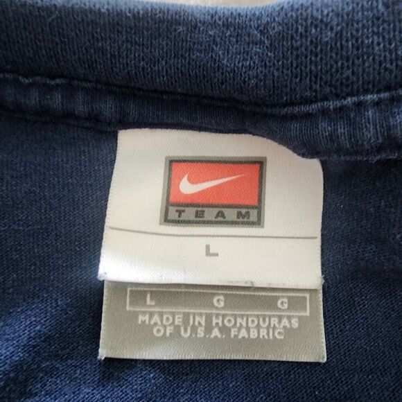 Nike 2006 Notre Dame Fiesta Bowl Tostitos blue short sleeve t-shirt size L - Picture 6 of 8